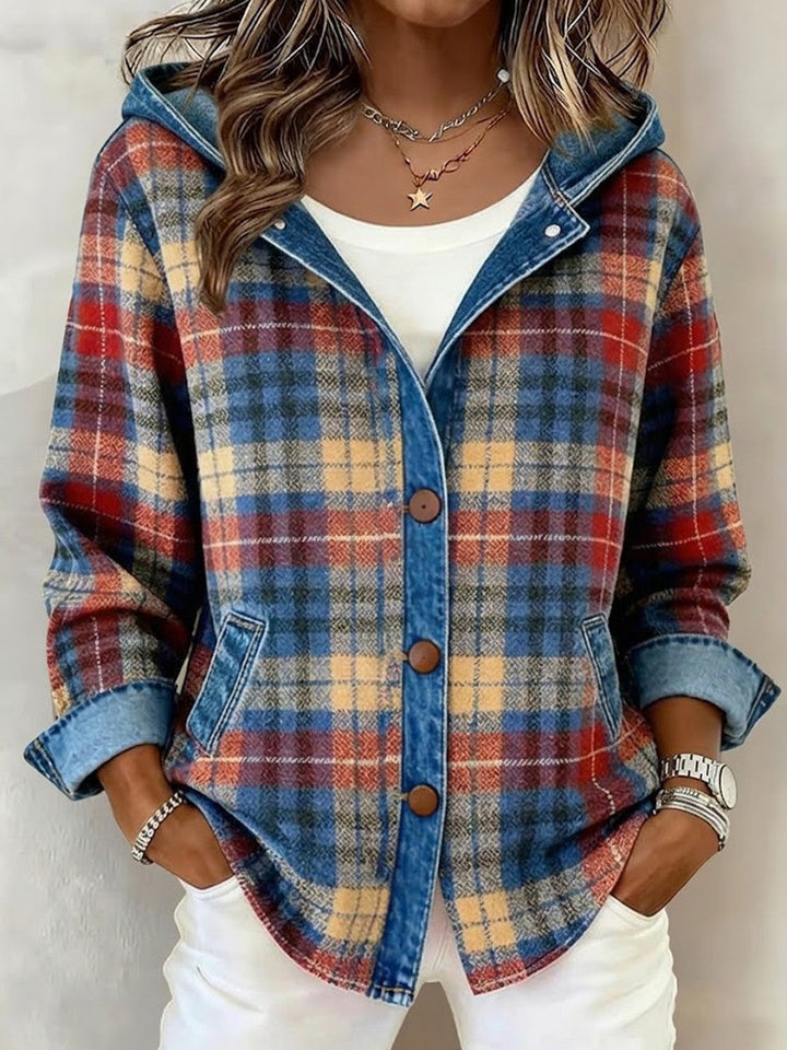 Harper | Plaid Hooded Shacket
