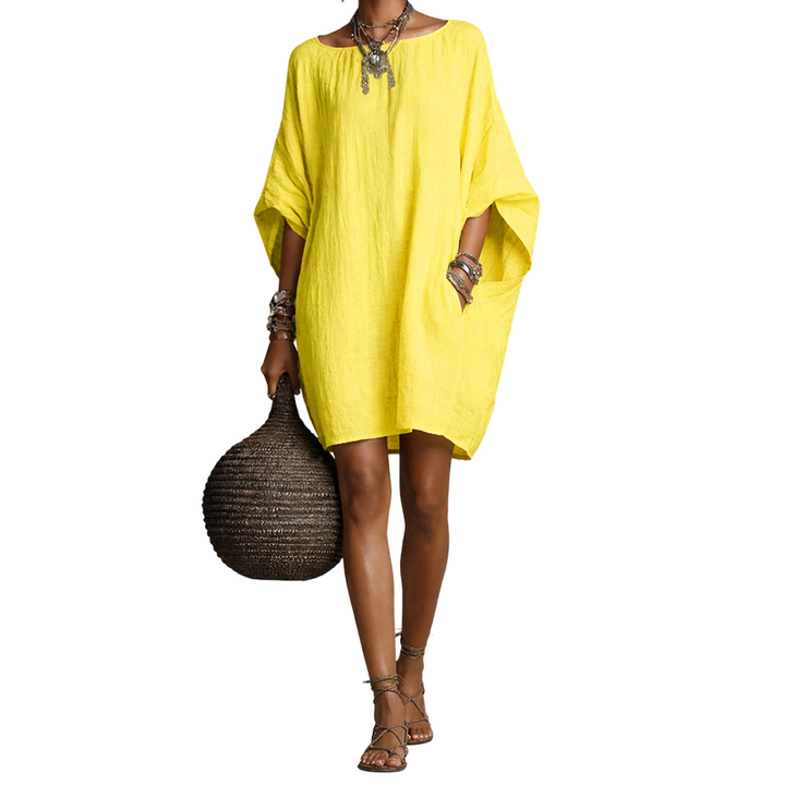 Vivienne Oversized Batwing Midi Dress