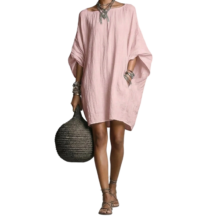 Vivienne Oversized Batwing Midi Dress
