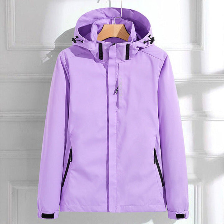 Waterproof Hooded Rain Jacket for Women