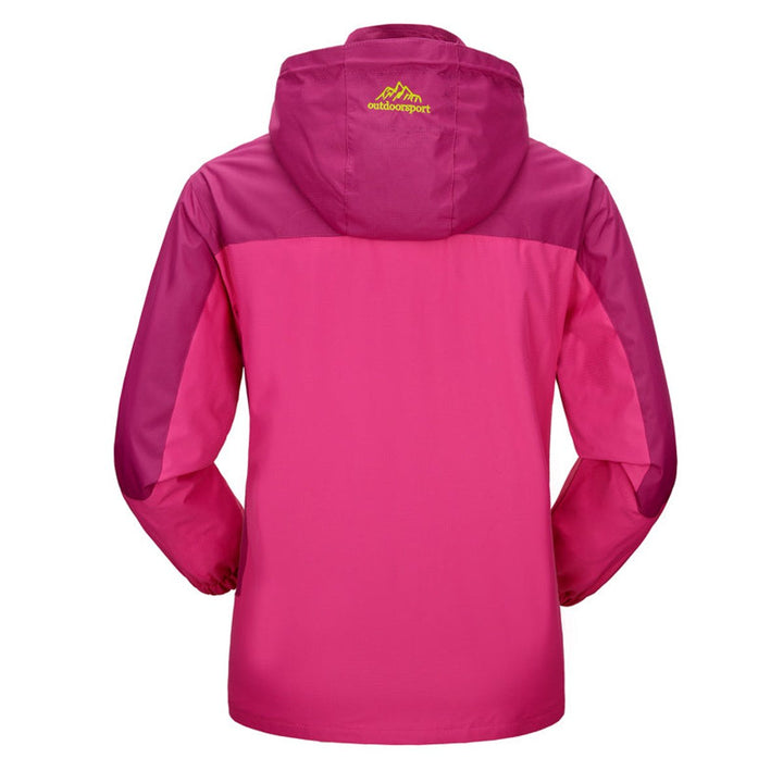 Waterproof Colorblock Shell Jacket for Women
